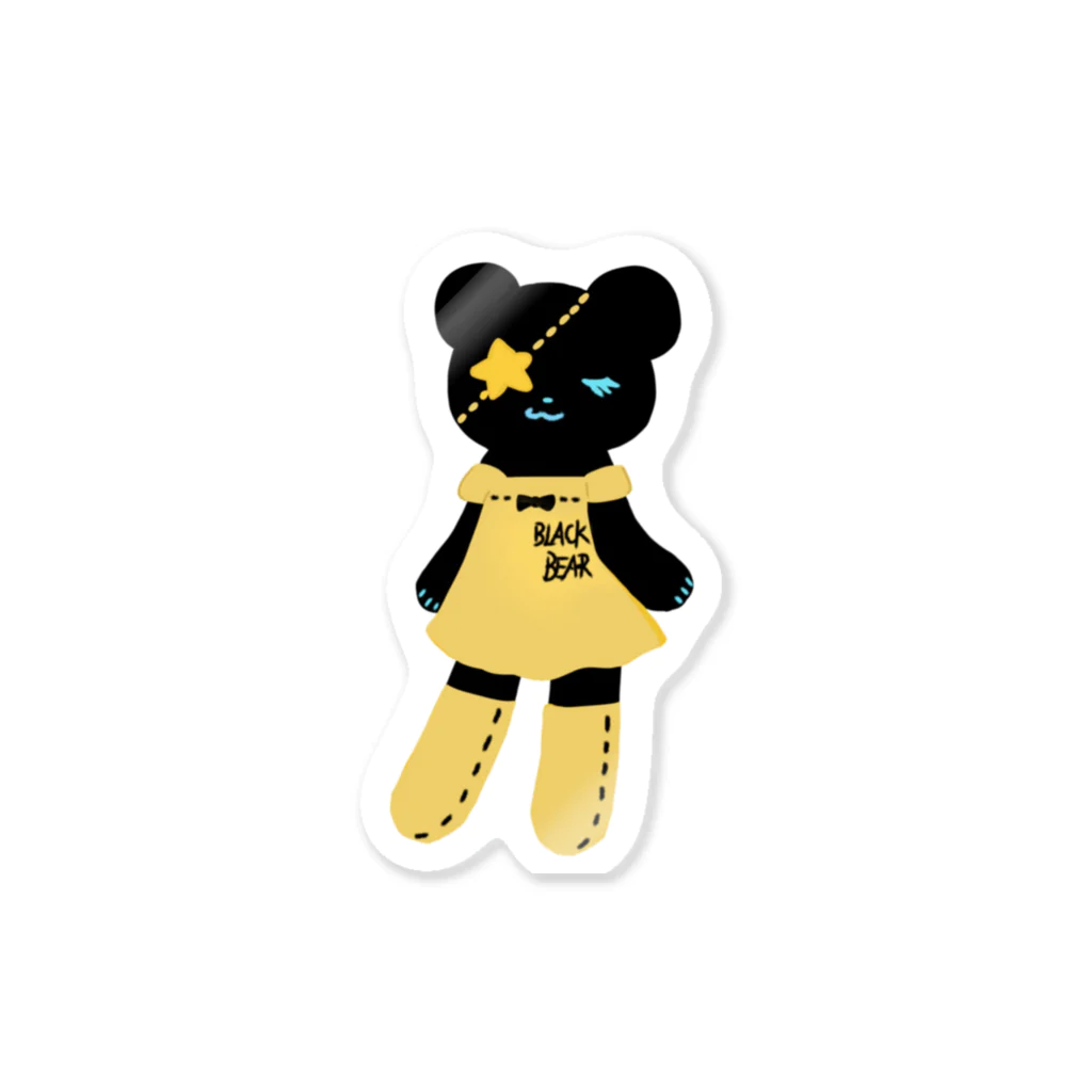 Suzuki Satomi の黒クマちゃん Sticker