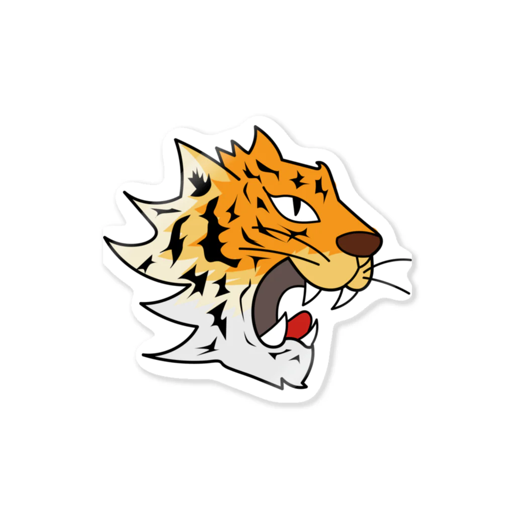 月読命のDanger Tiger Sticker