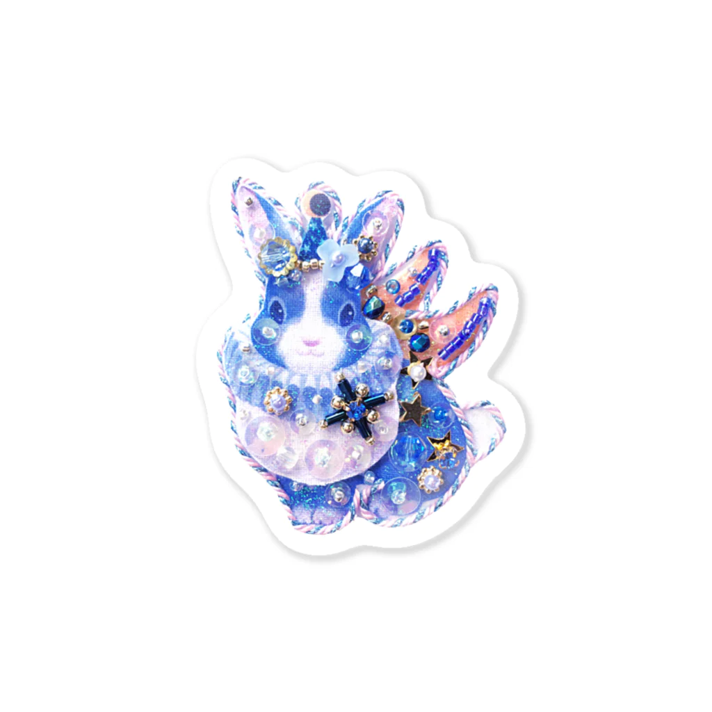 Piari🌗吉祥寺PARCOのステッカー✳︎天使うさぎ Sticker