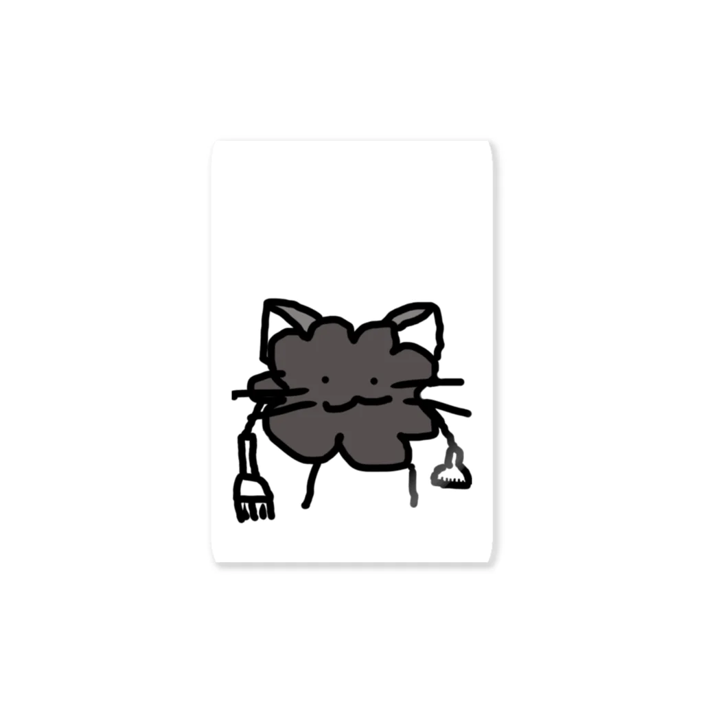 ねこまちランドのホコリくん Sticker