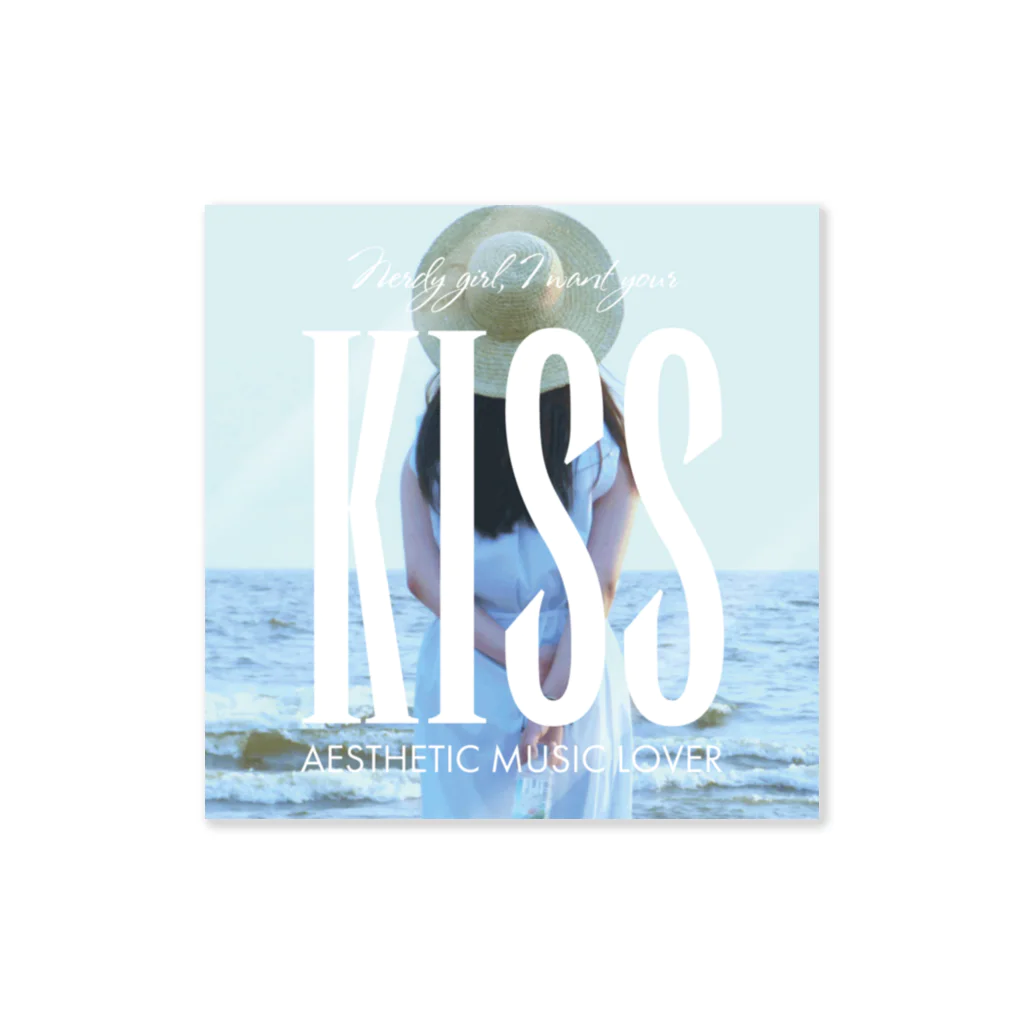 kissmenerdygirlのKISS Water ステッカー