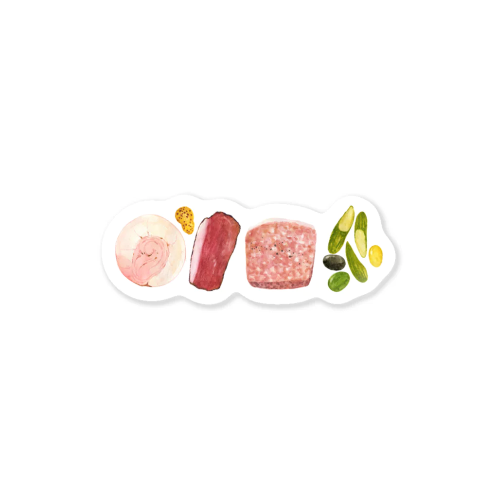 Miho MATSUNO online storeのcharcuterie Sticker