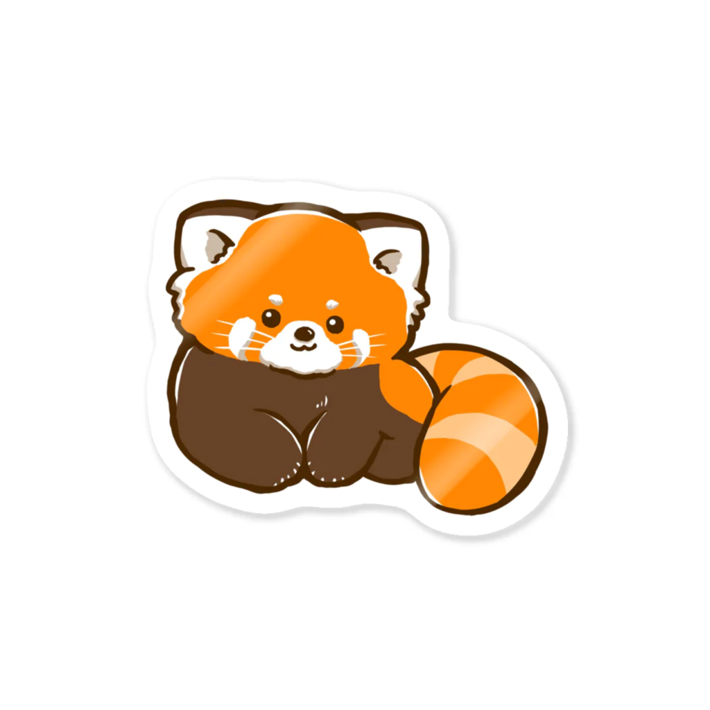 もんもんのレッサーパンダの赤ちゃん Sticker