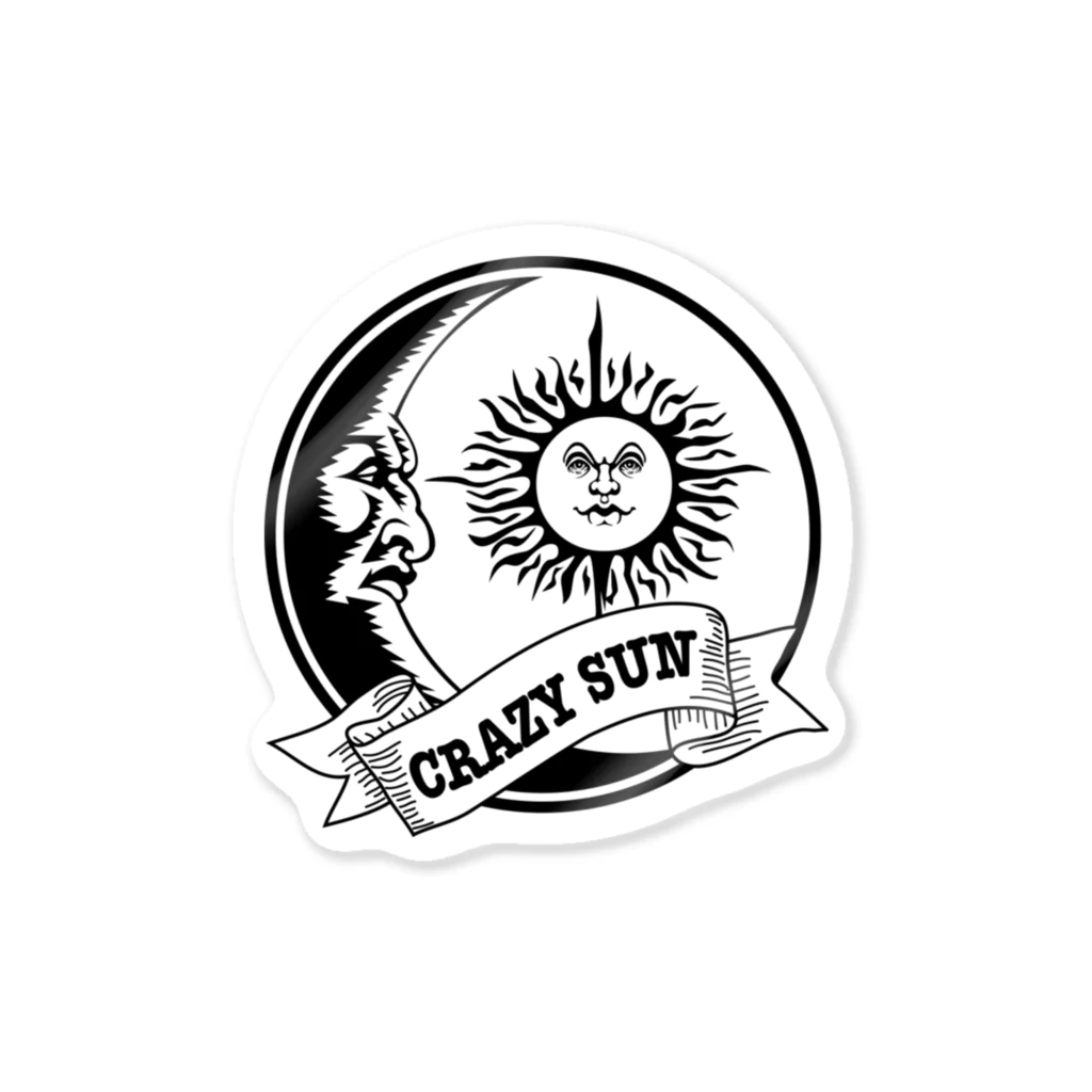 提供 tshopのCRAZY SUN Sticker