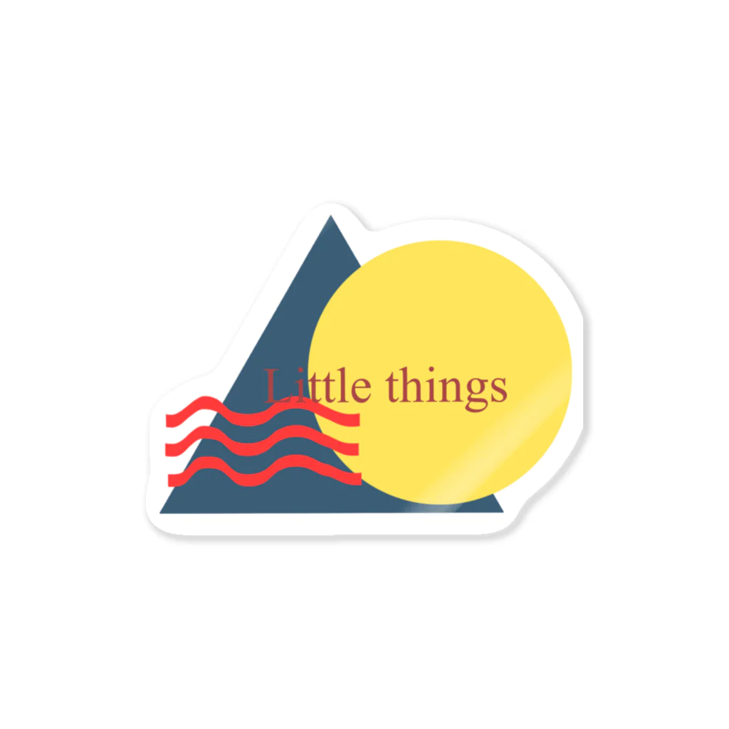 ave_leのLittle things  ステッカー