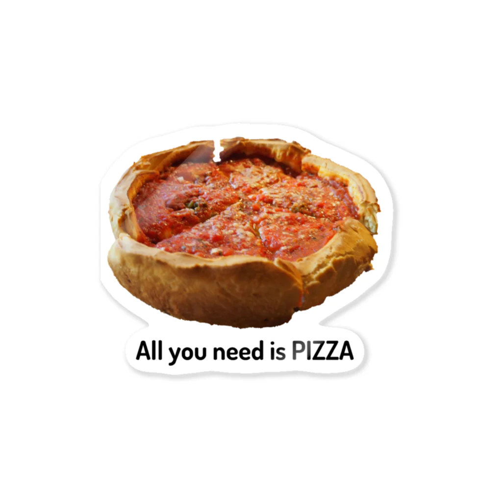 Haruki HorimotoのAll you need is PIZZA ステッカー