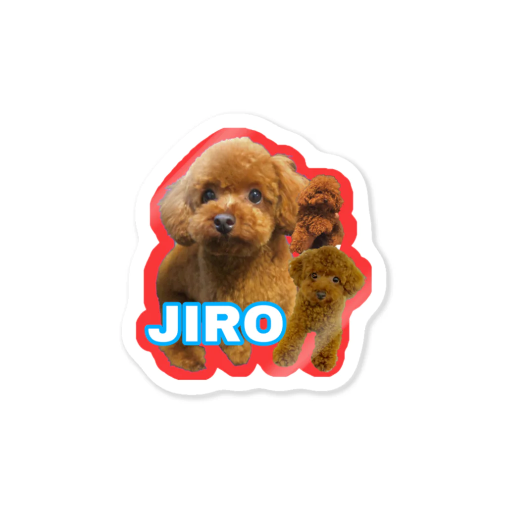 butagorillaのJIRO×3 ステッカー