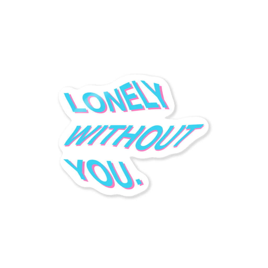 NYA-FLASHのLonely Without You Sticker Sticker