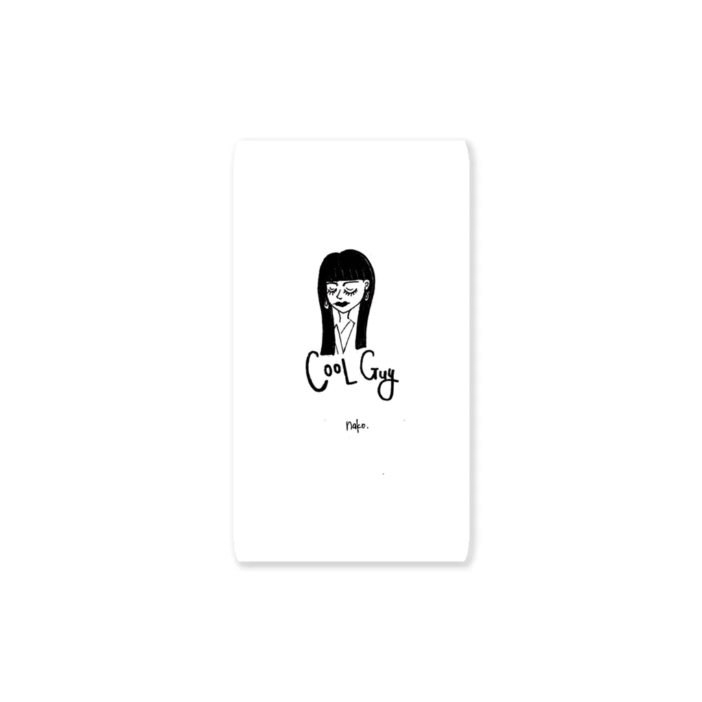 shut_eyes_guysのcool girl Sticker