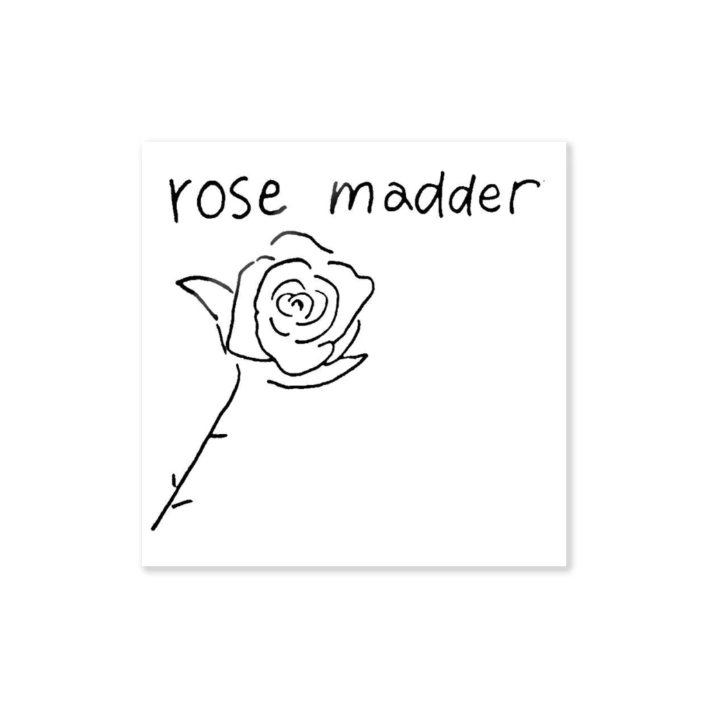 rosemadderのrose madder  ステッカー