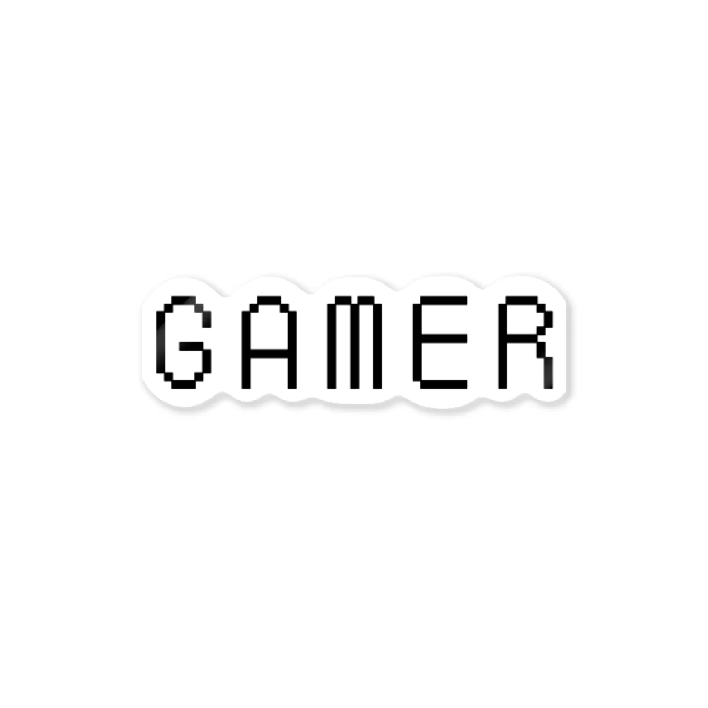 オカド商店のGAMER(黒ロゴ) Sticker