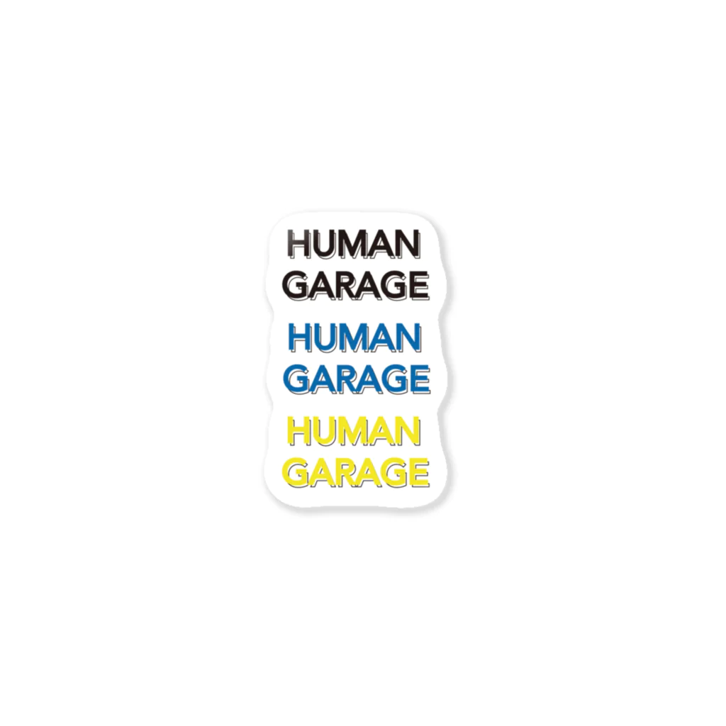 HUMAN GARAGEのHUMAN GARAGE ステッカー ステッカー