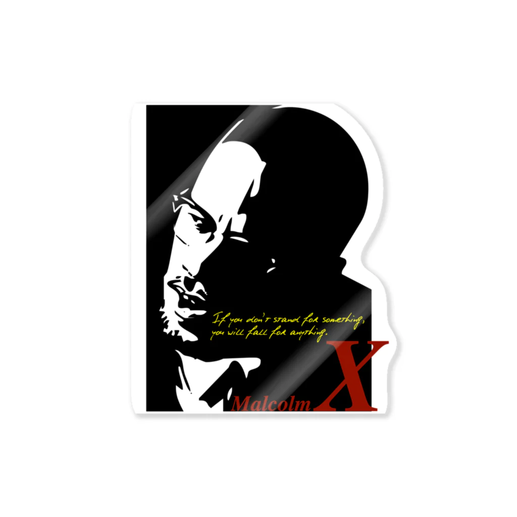 JOKERS FACTORYのMALCOLM X Sticker