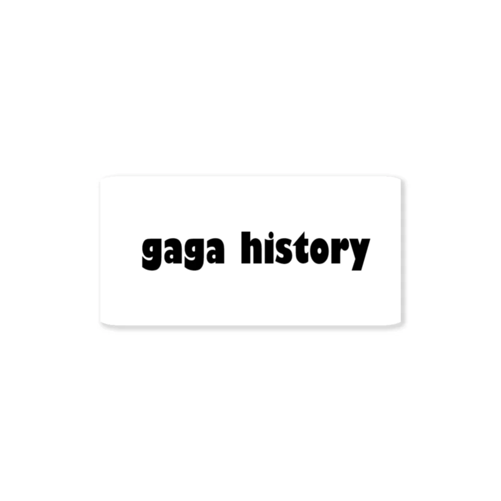 gagahistoryのgagahistory ステッカー