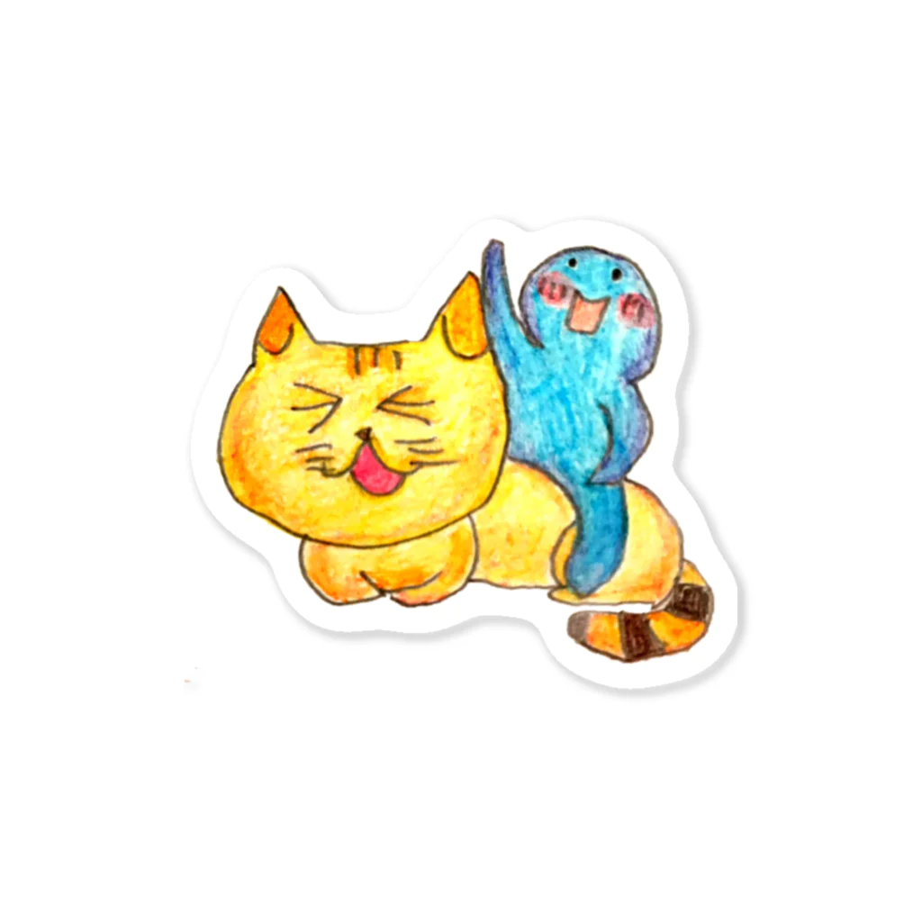 jamnekoのミャーコとくにゃくにゃさん Sticker