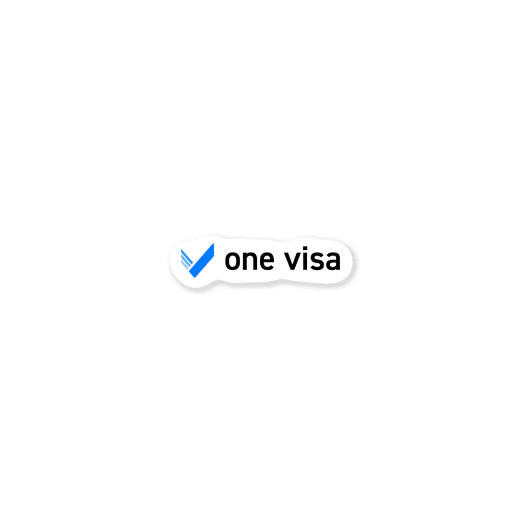 one visa 公式グッズのone visa logo 2019 Sticker