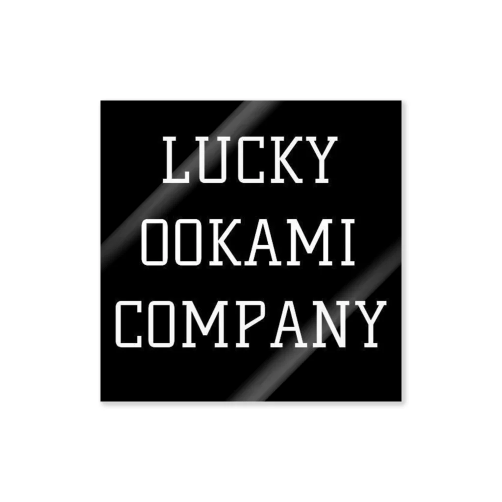 LUCKY OOKAMI COMPANYのCOMPANY MEMBER GOODS ステッカー