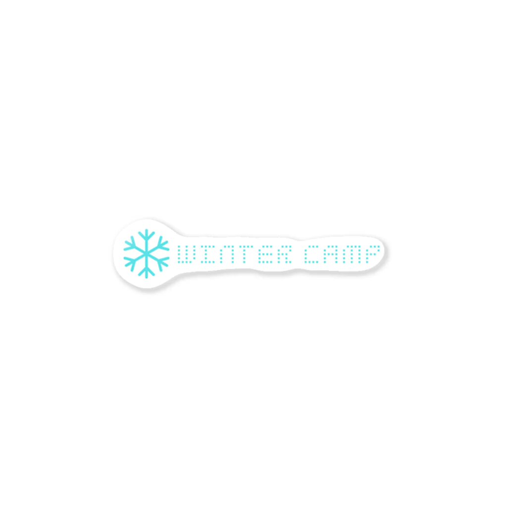 サウナキャンパーひじきのWINTER CAMP Sticker