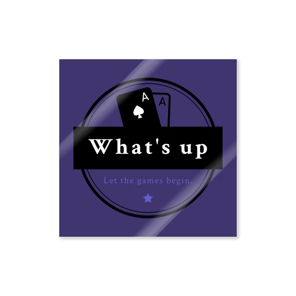 がっちゃんのWhat'sup Sticker