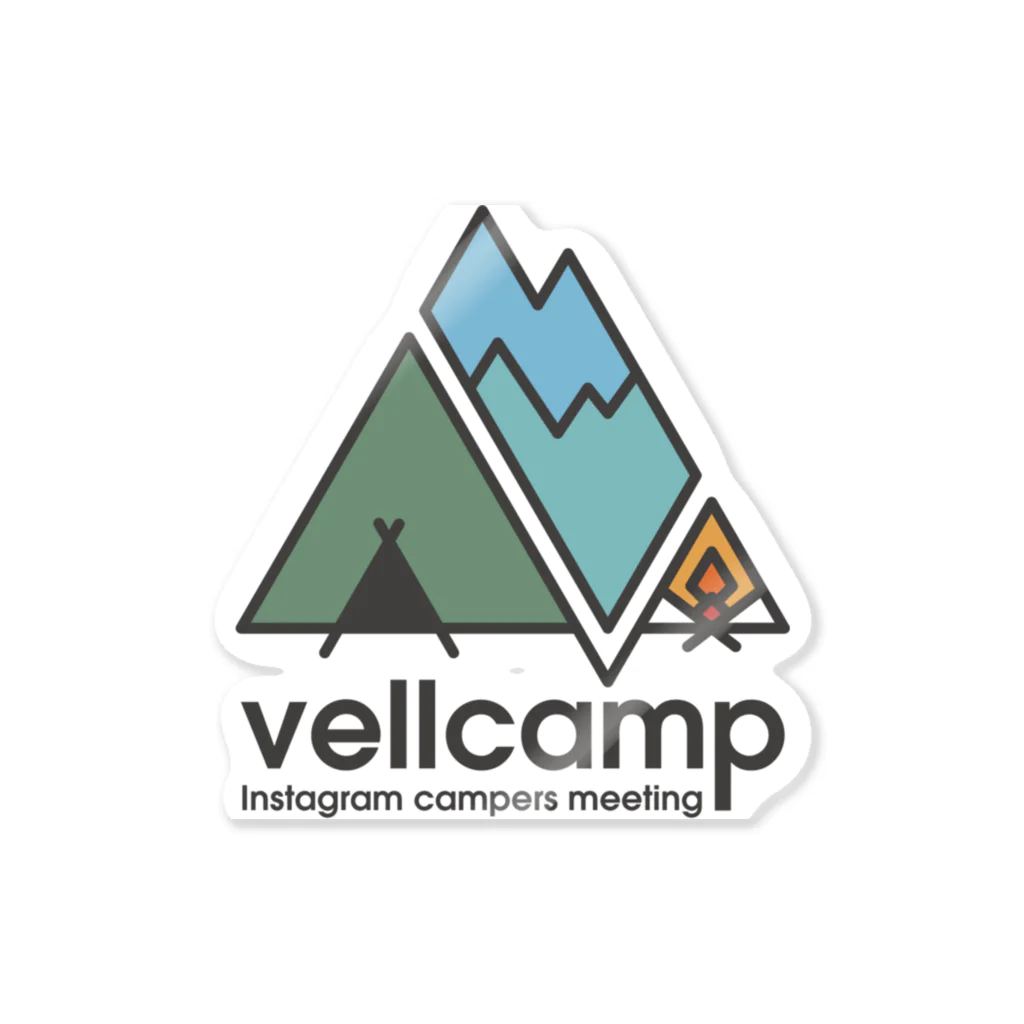 △VELLCAMPのVELLCAMP ステッカー