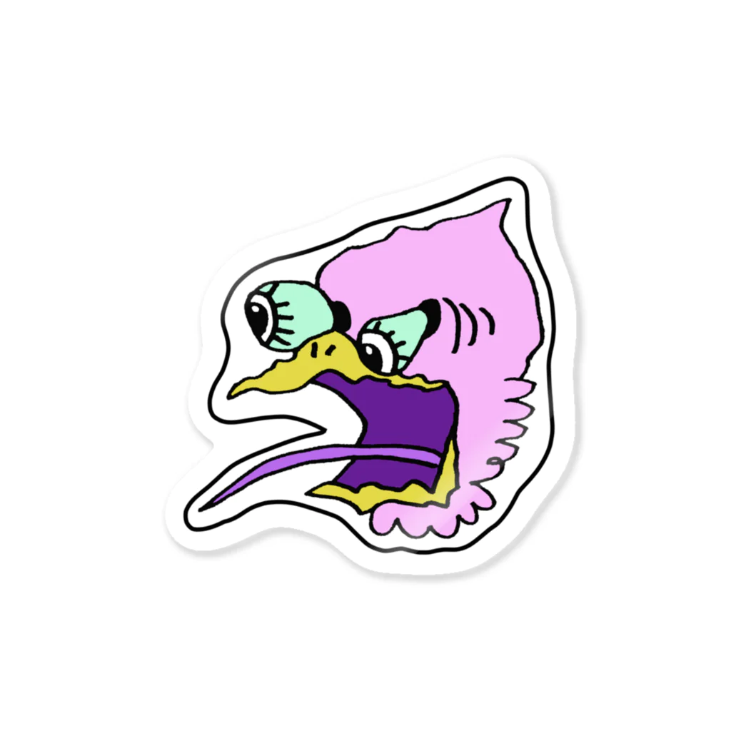 the_RiTAのthe Gooney Goose PINK Sticker