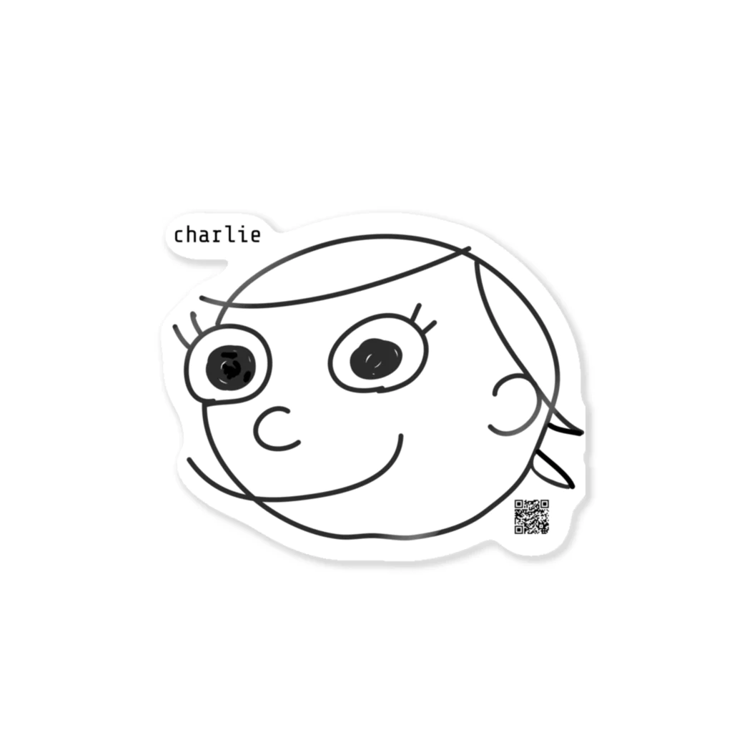 charlolのcharlie  ーfaceー ステッカー