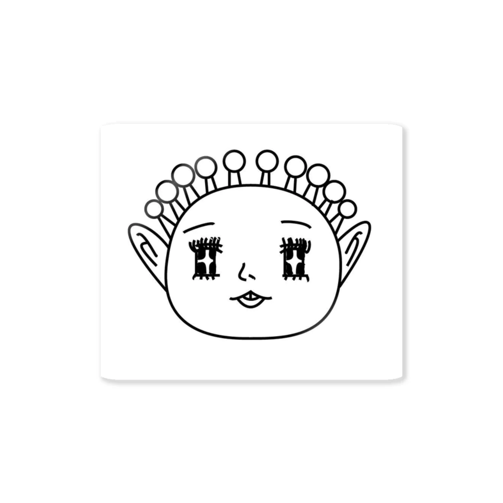 宇宙ちゃんのうちゅうじんくん Sticker