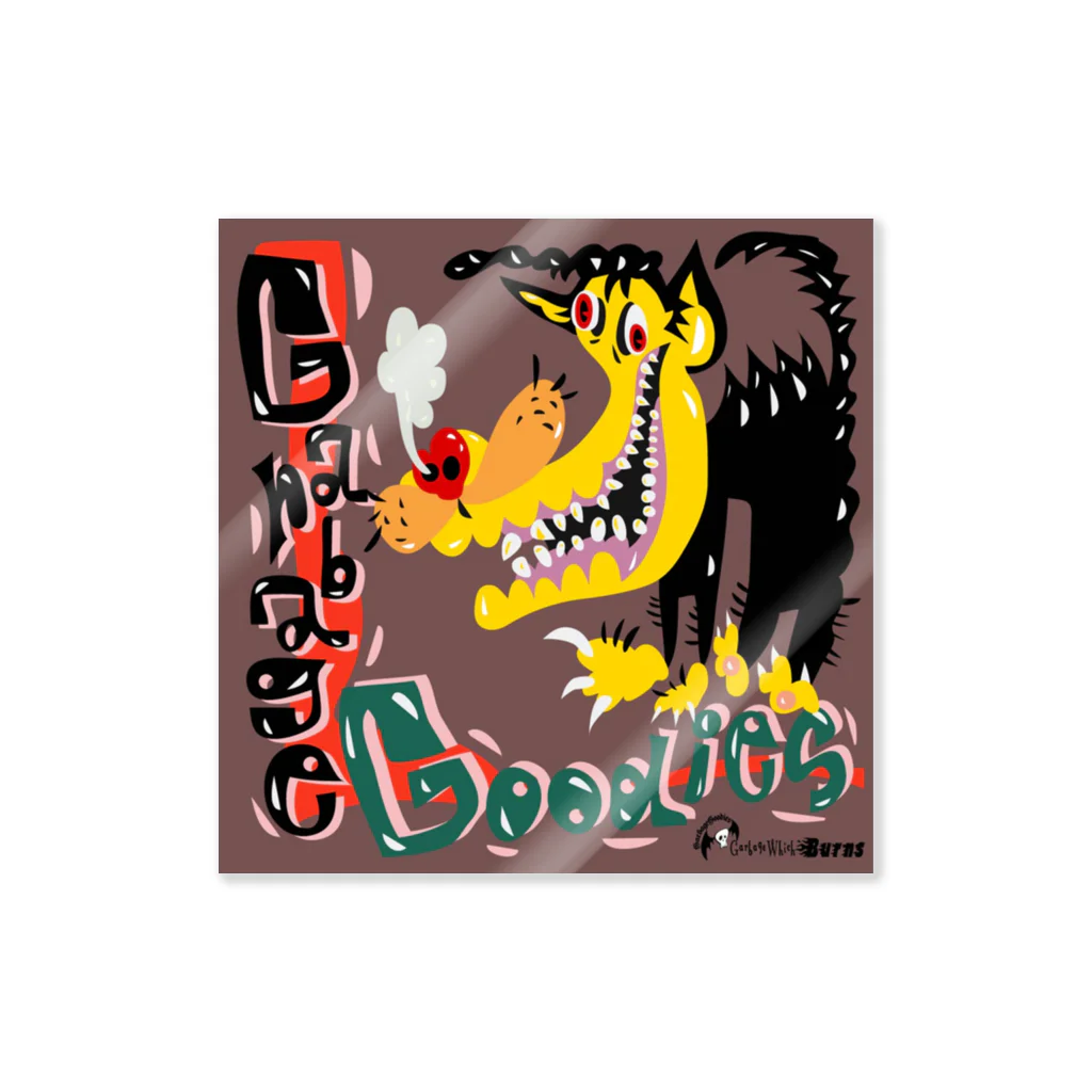 garbage which burnsのブラックドッグ Sticker