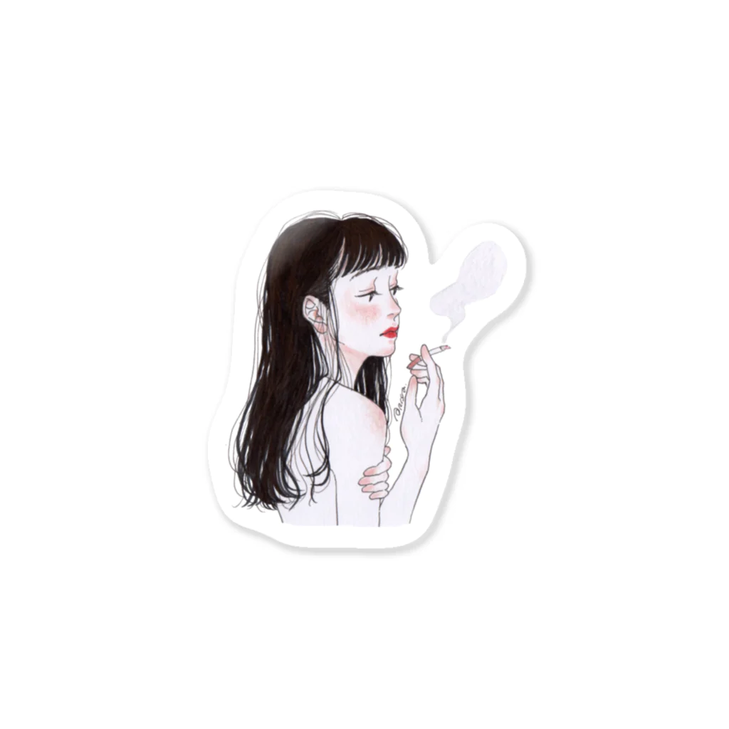 マチダの女子 1 Sticker