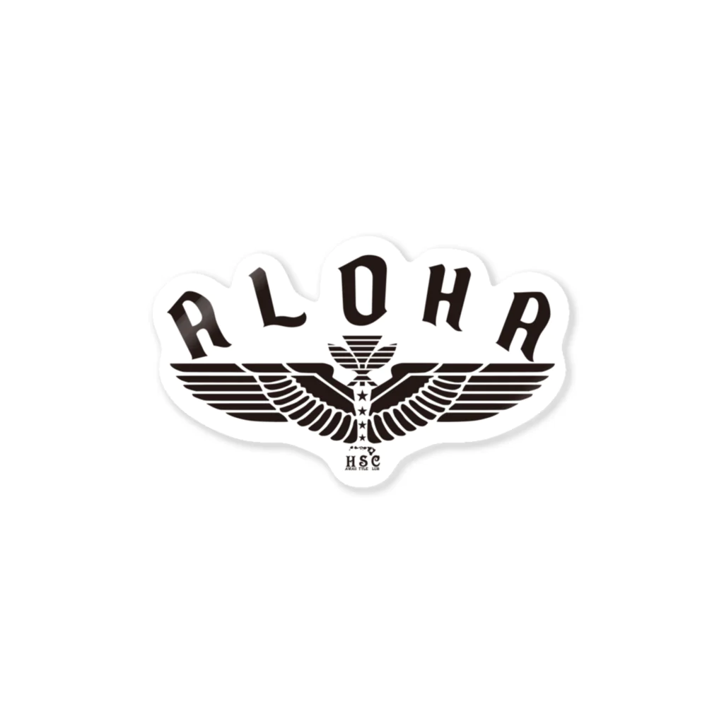 ハワイスタイルクラブのAloha Wing ステッカー