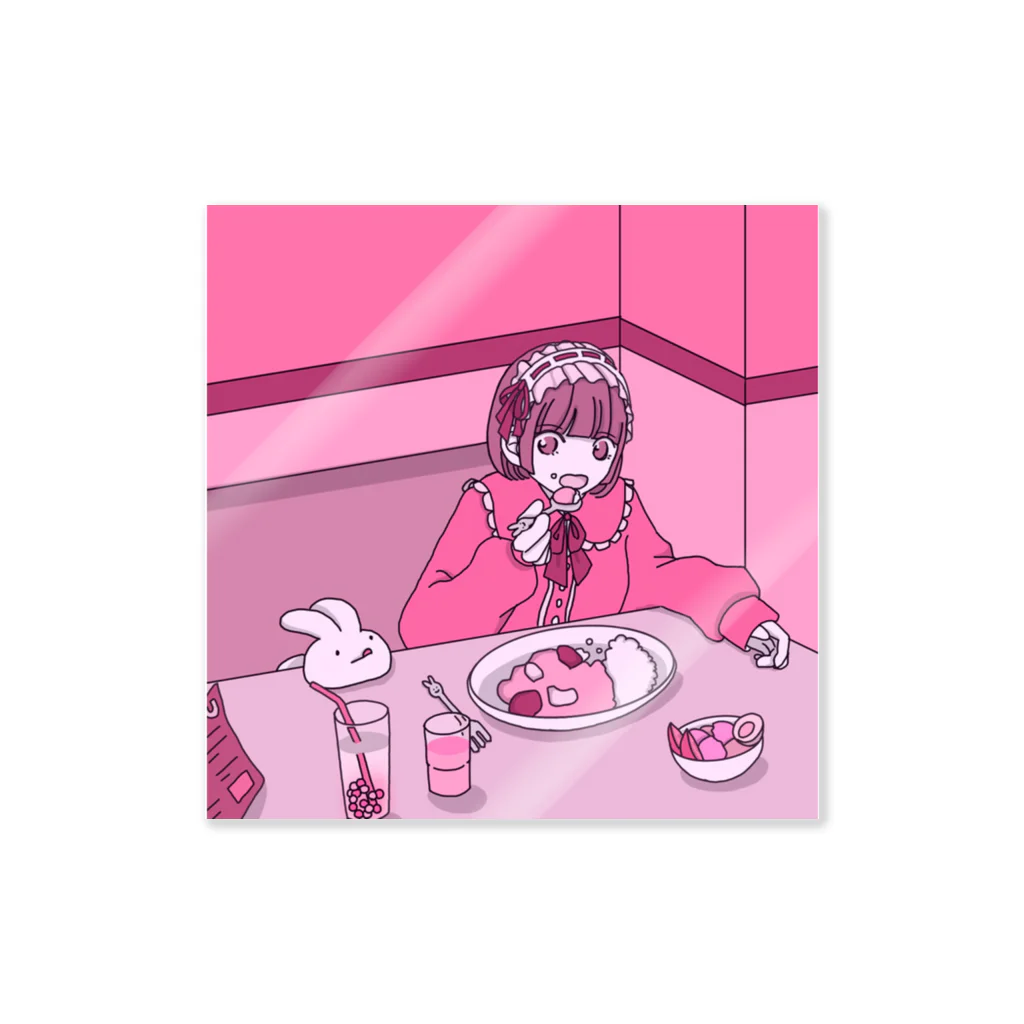 KEIchanのかわいいを食べる女の子 Sticker