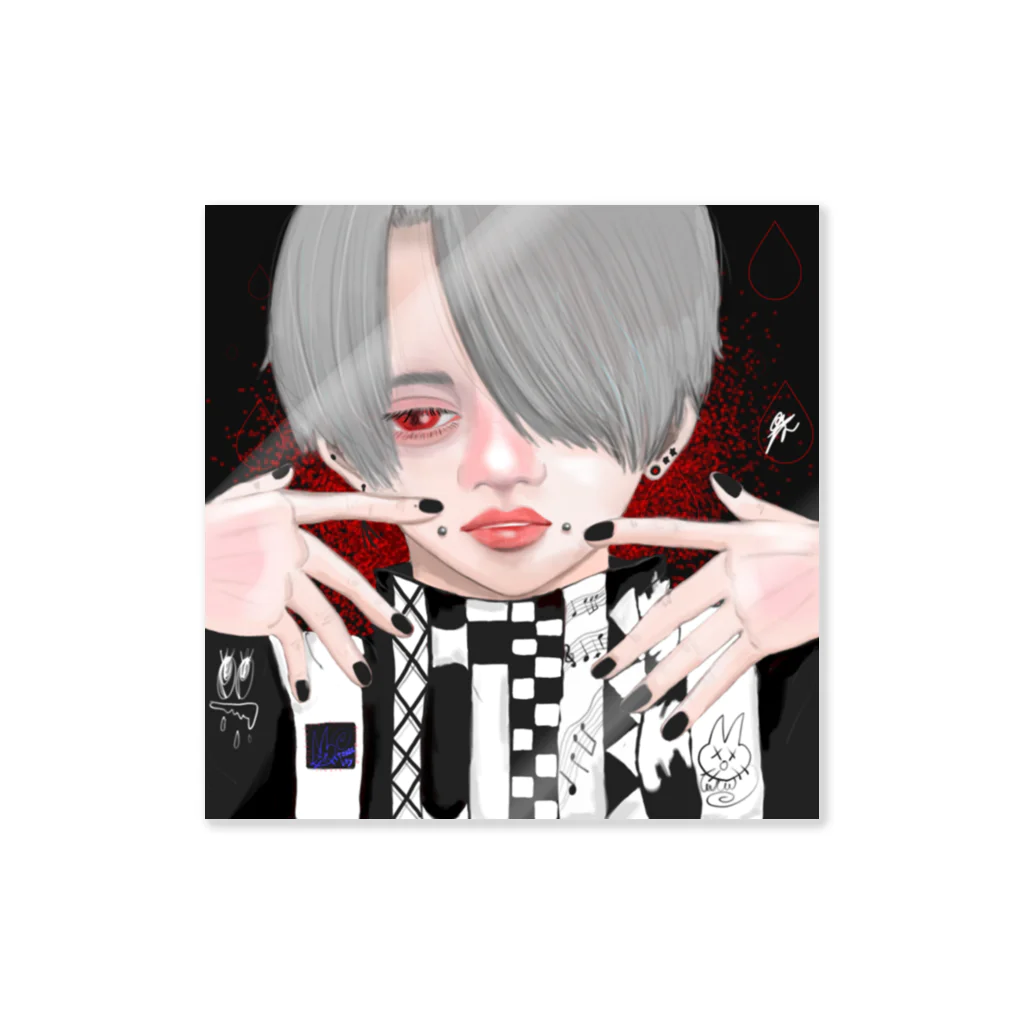 Toxic boy の御洒落 Sticker