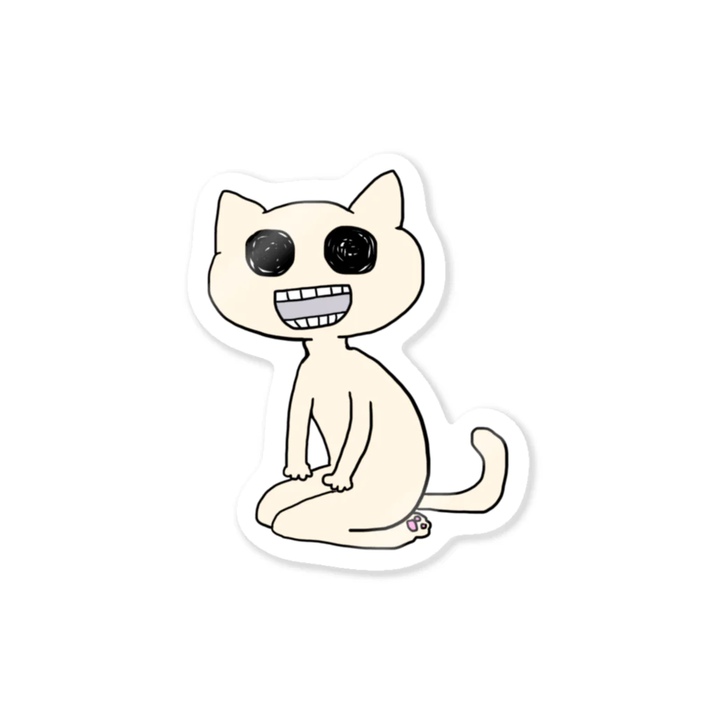 貧弱な方のへどろの虚無猫 Sticker