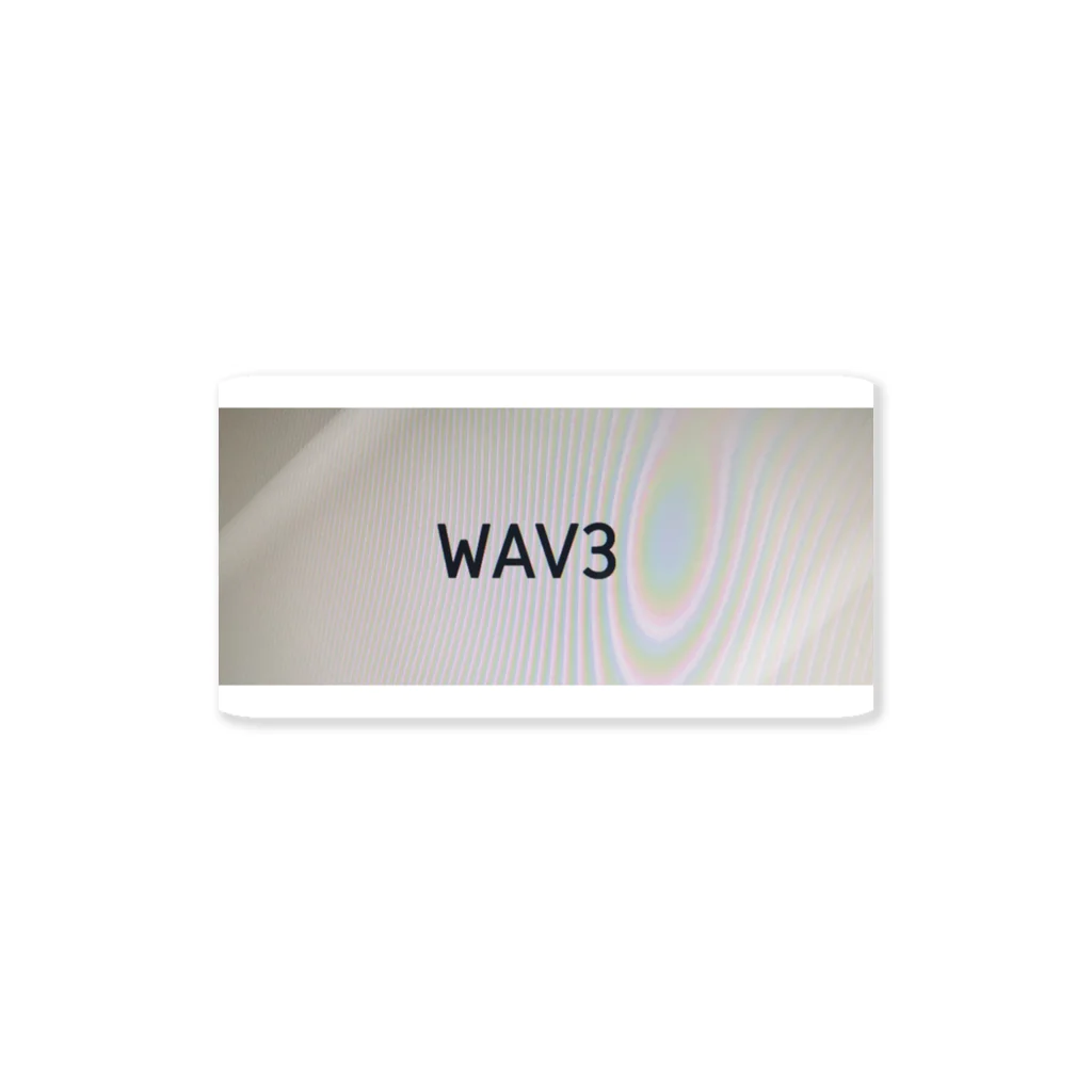WAV3のWAV3 ステッカー