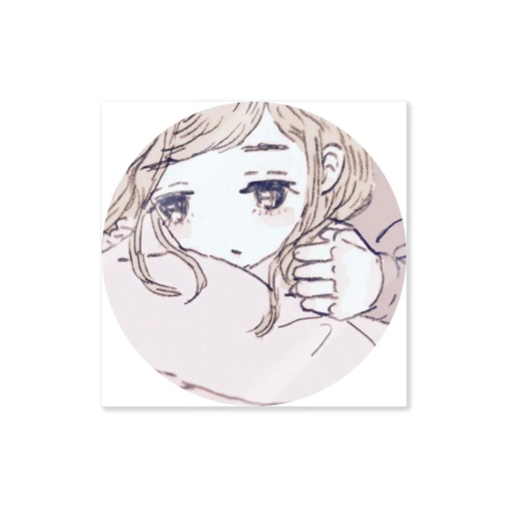 はくの女の子 Sticker