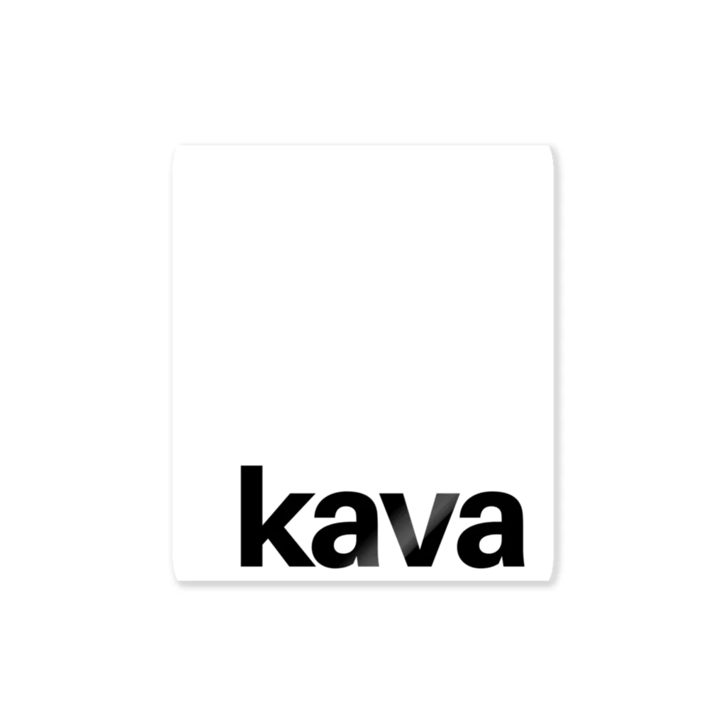 aubergのKava box ステッカー