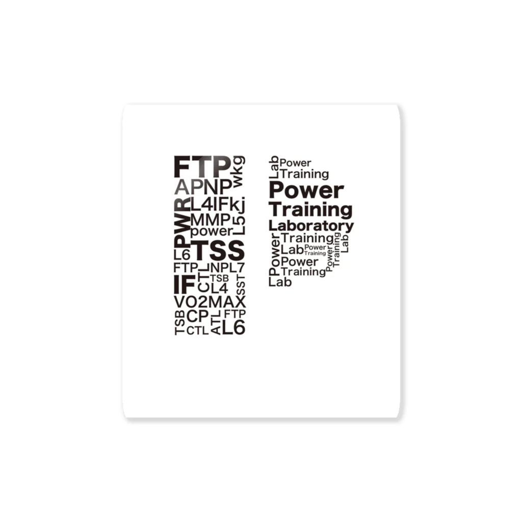 パワートレーニング研究所のMORE POWER Sticker