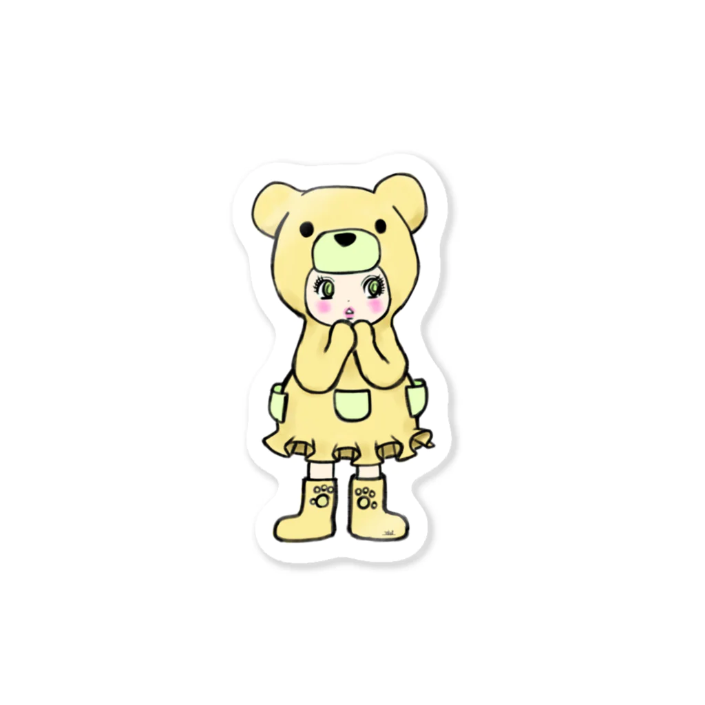 Suzuki Satomi のベアミちゃん Sticker