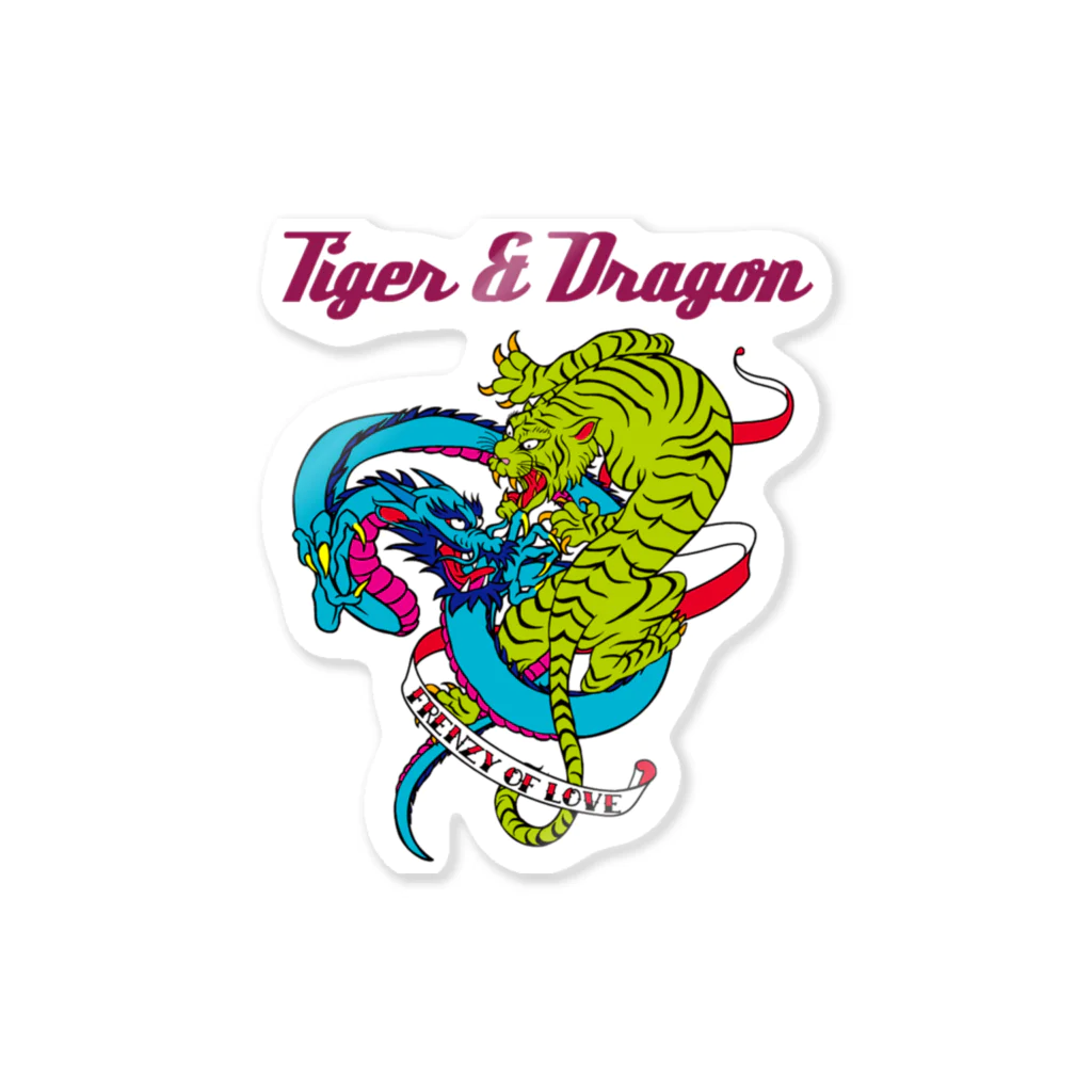 JOKERS FACTORYのTIGER ＆ DRAGON ステッカー