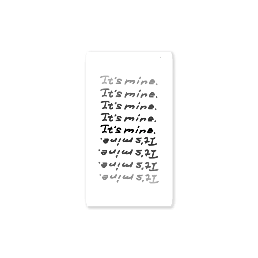 min mine のsticker ステッカー