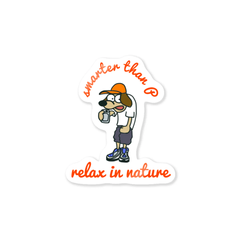 Eye Love Friendsのrelax in nature sticker ステッカー