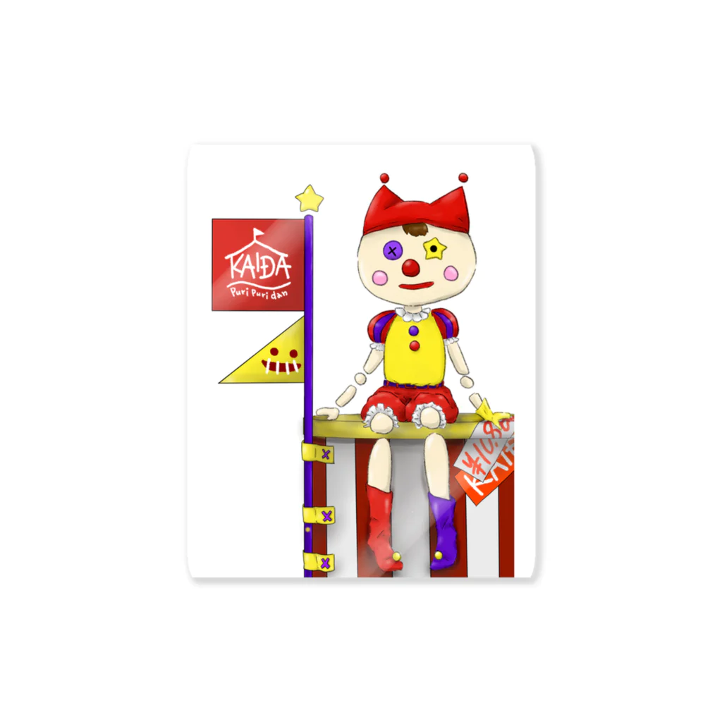 『だ』のだ、が書いたピエロ。 Sticker