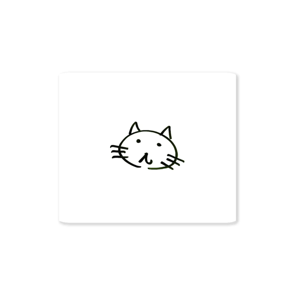 NOTpandaの虚無顔のねこ Sticker