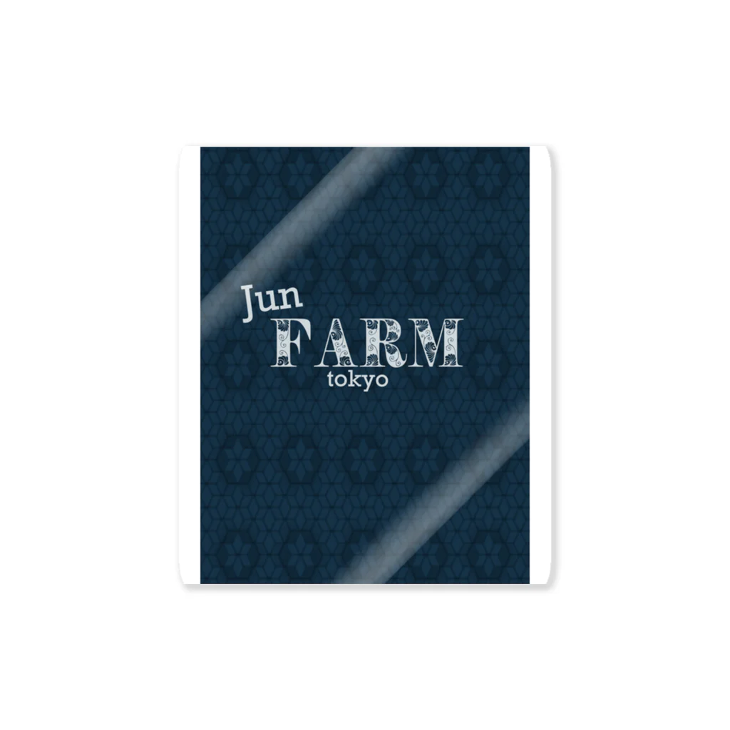 j&yGROWshopのjunfarmオリジナル ステッカー