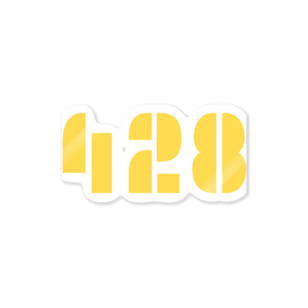 LoLoのカモフラ偶数・黄（428） Sticker