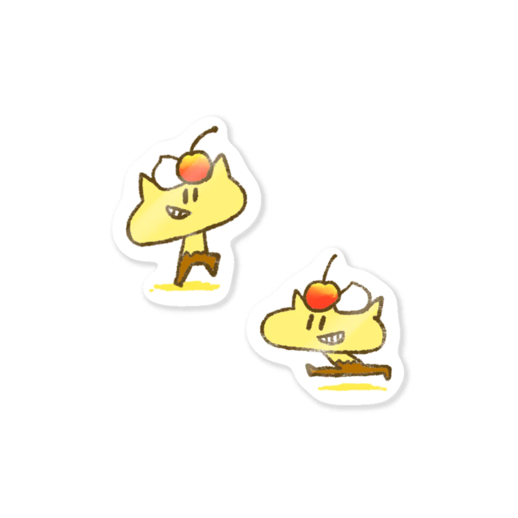 みやのプリンねこさん Sticker