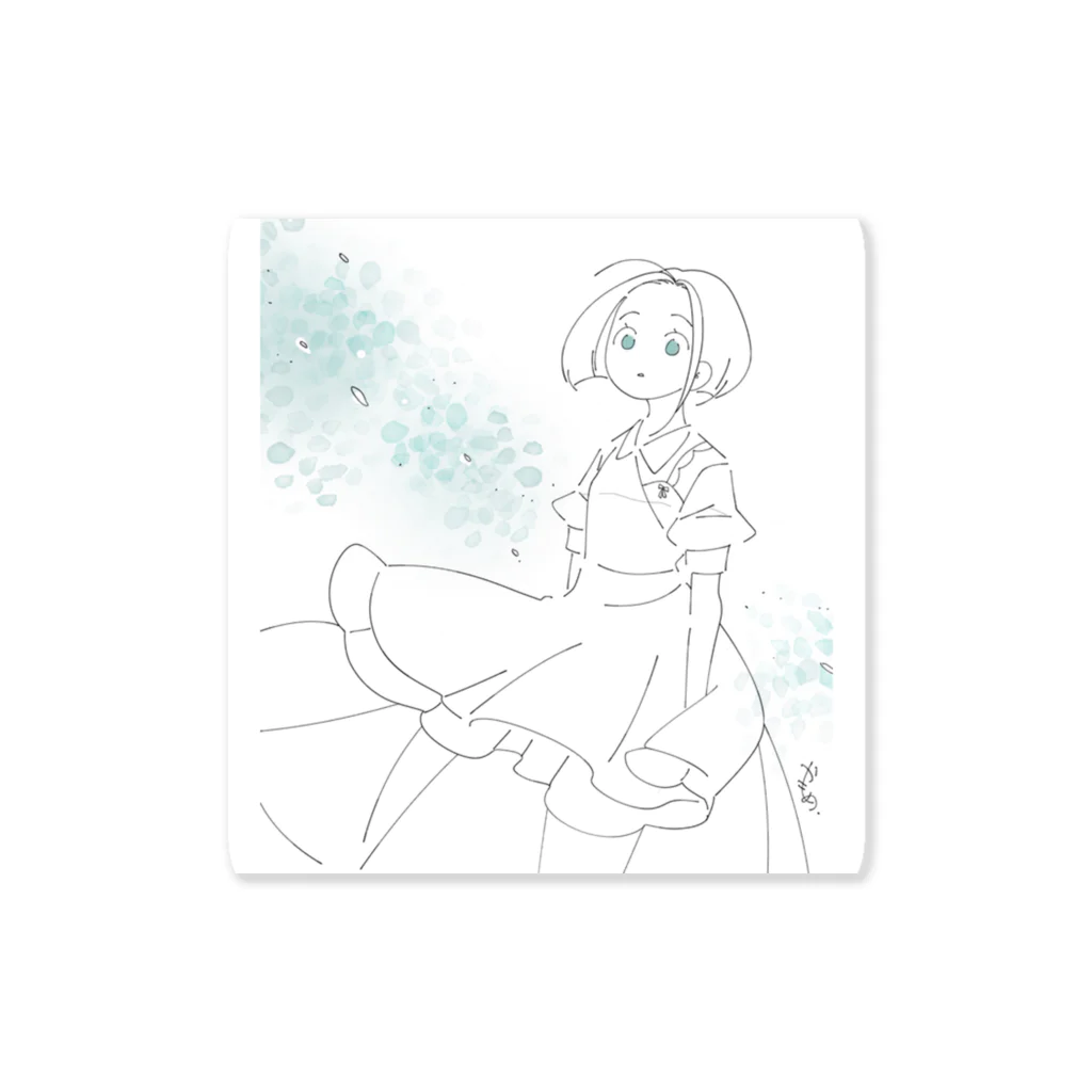 かもめºеºｲｻのうつろ\女の子 Sticker