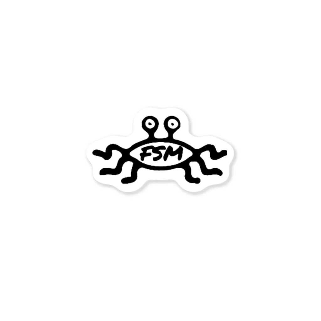 NAGAMIWAの空飛ぶスパゲッティ・モンスター教 Sticker