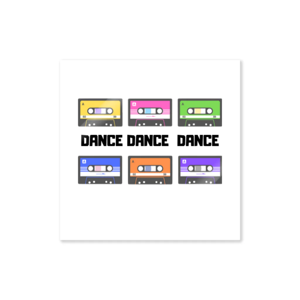 Dance Flow Academy goodsのDANCEDANCEDANCE ステッカー