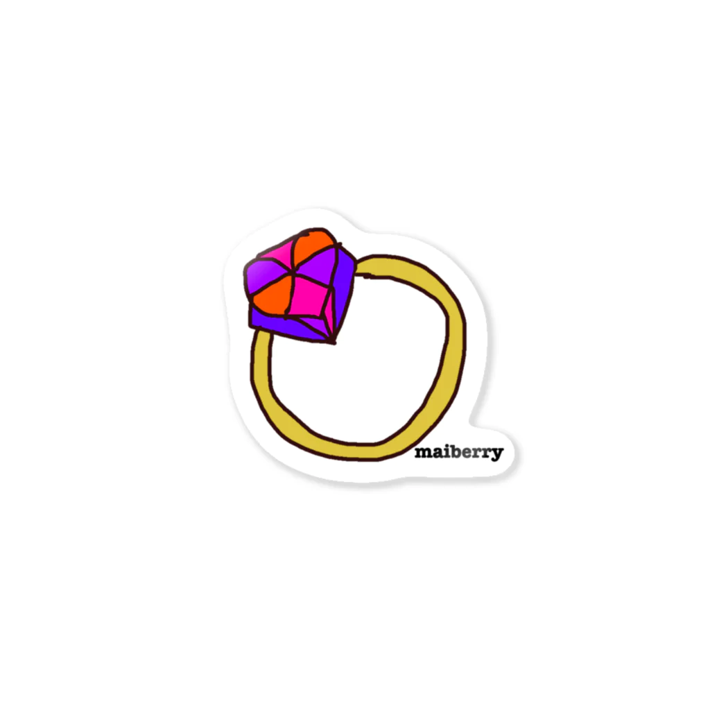 maiberryのHeart Ring ステッカー